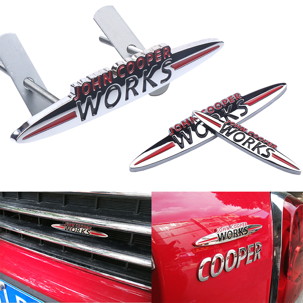 1pc 3D Metal Badge JOHN COOPER - огляд і ціна 3D Printing Car