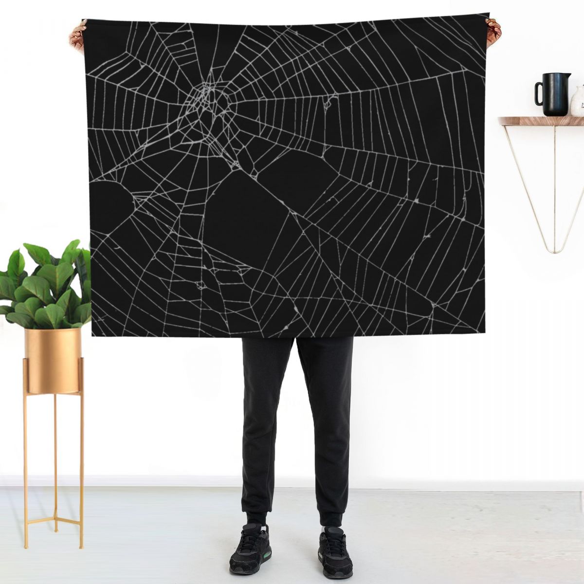 SpiderWeb Web Throw Blanket So - огляд і ціна 3D Printing Web